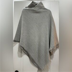Wool & Alpaca Poncho - Made in Italy!